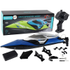 Lean Toys 16350 Távirányítós RC motorcsónak effektekkel, kék