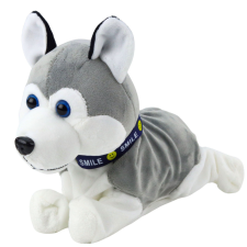 Lean Toys Akkumulátoros interaktív husky plüss kutyamozgások hangot adnak plüssfigura