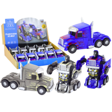 Lean Toys Auto-Robot Truck 2 az 1-ben Robot 2 Színben autópálya és játékautó