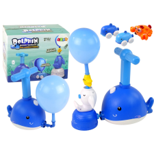 Lean Toys Balloon Dolphin Launcher Aerodinamikus autó oktatójáték