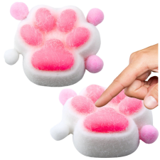 Lean Toys Cat Paw Squishy Anti-Stress Toy Sensory Fur Squishy White oktatójáték