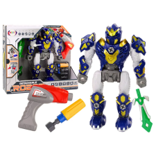 Lean Toys Csavarozó Robotfegyver Fúró Csavarhúzó Light Sound Navy Blue barkácsolás, építés