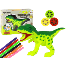 Lean Toys Dinoszaurusz projektor markerekkel és sablonokkal kreatív és készségfejlesztő