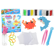 Lean Toys DIY vízgyöngy készlet Magic Beads 8 színű tengeri állatok kreatív és készségfejlesztő