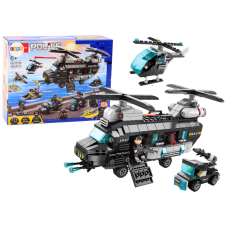 Lean Toys Építőkockák, Rendőrség, 456 darabos készlet építkezés