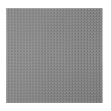 Lean Toys Építőlap építőkockákhoz Szürke 40x40cm építkezés