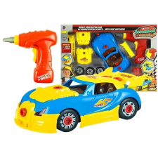 Lean Toys Építsd meg extra autódat – barkácskészlet gyerekeknek 1763 autópálya és játékautó