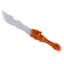 Lean Toys Fénykard, tigris alakú fogantyú, narancs katonásdi