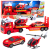 Lean Toys Fire Truck Helicopter Car Lights Sounds Set