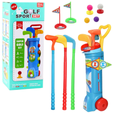 Lean Toys Golf szett Trolley Clubs Terepi Sportjáték 20db oktatójáték