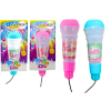 Lean Toys Gyermek karaoke mikrofon, rózsaszín, kék