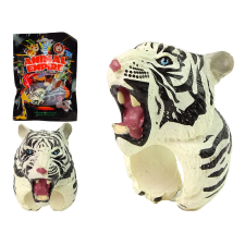 Lean Toys Hand Ring oktatási állatok Tiger White játékfigura