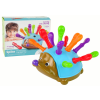 Lean Toys Hedgehog Puzzle kék színes tüskék