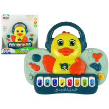 Lean Toys Interaktív Duck Duck Piano DJ Hangszerek Zenei dallamok készségfejlesztő