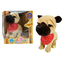 Lean Toys Interaktív kutya pórázon ugat farokérzékelők plüssfigura