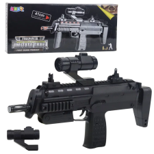 Lean Toys Játék Puska Fegyver Fények Hangok Sight Fekete 41cm katonásdi
