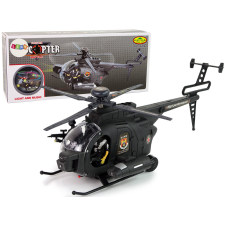 Lean Toys Katonai helikopter Wings Lights akkumulátorral működik helikopter és repülő