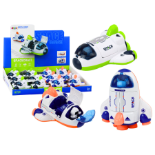 Lean Toys Kis űrhajó utasülése, pilótafülke nyílása, zöld-narancs játékfigura