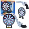 Lean Toys Lézeres revolver pisztolykészlet céllövöldözős játék fényhangokkal