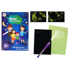 Lean Toys Magic Light Rajz Tablet Grafikus Betűkkel kreatív és készségfejlesztő
