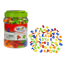 Lean Toys Magnetic Letters and Numbers in a Jar Alphabet of 78 Elements oktatójáték