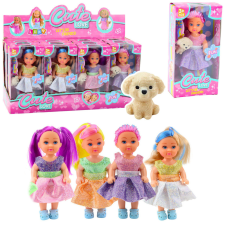 Lean Toys Mini Doll In Dress Szett Pupil Mix 12cm baba