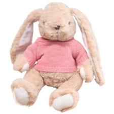 Lean Toys Plüss Mascot Cuddly Toy Bunny Pulóver Rózsaszín 22cm plüssfigura