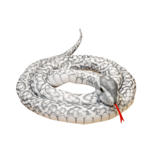 Lean Toys Plüss szürke kígyó kabalája 300 cm plüssfigura