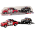 Lean Toys Police Pickup Truck With Tow Truck Semi-Trailer Off-Road Car Police Set