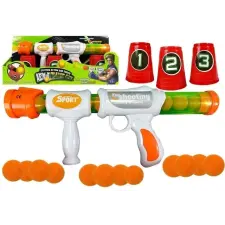 Lean Toys Puha golyós puska Gyakorold a célpont csészéket katonásdi
