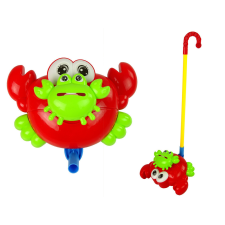 Lean Toys Pushbike egy Stick Crab Red Bell Soundon készségfejlesztő