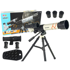 Lean Toys Scientific Educational Telescope With A White Phone Holder oktatójáték