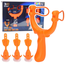 Lean Toys Shooting Set Skill Game Slingshot Darts With Suction Cups 3 pcs. oktatójáték