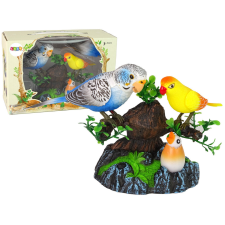 Lean Toys Singing moving parakeets Colorful tree játékfigura