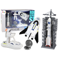 Lean Toys Space Mission Set Space Rocket Astronaut Spaceship 5 pcs játékfigura
