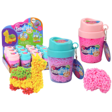 Lean Toys Squishy hungarocell golyók rózsaszín pohárban kreatív és készségfejlesztő