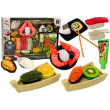 Lean Toys Sushi játékkészlet, garnélarák kiegészítők gyerekeknek, 24 db. konyhakészlet