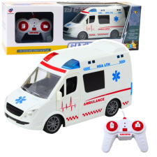 Lean Toys Távirányító Ambulance RC Lights Hangok 1:20 Fehér távirányítós modell