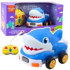 Lean Toys Távirányítós autós RC kisgyermekeknek Blue Shark távirányítós modell