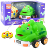 Lean Toys Távirányítós RC autó kisgyermekeknek Dinosaur Green