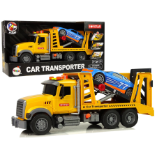 Lean Toys Transporter Truck Lorry Help rámpa Hangok Fények autópálya és játékautó