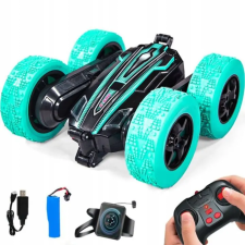 Lean Toys Twister Stunt Car kézmozdulatokkal vezérlő távirányító Kék távirányítós modell
