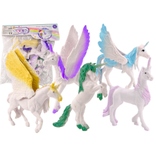 Lean Toys Unikornis Pegazus figura készlet White Magic 6 db. játékfigura