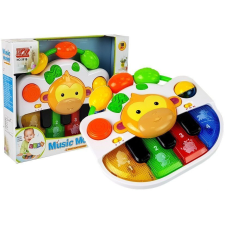 Lean Toys Zongora majommal egy babának. Hang és fény készségfejlesztő
