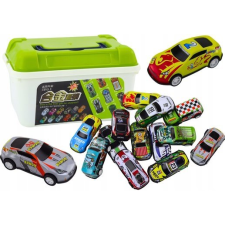 leantoys 30 db-os Rugós Autóskészlet Bőröndben 20152 ( ) autópálya és játékautó