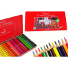leantoys 72 Darabos Művészkréta Készlet Fémdobozban (16115)