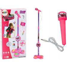 leantoys Baba Mikrofon Állvánnyal Állítható Rózsaszín (17574) készségfejlesztő