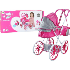 leantoys Babakocsi Fém Táska Nagy Kerekekkel Rózsaszín (17736) babakocsi