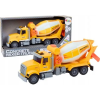 leantoys Betonkeverő Teherautó - Fény és Hangeffektusokkal, Sárga