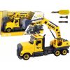 leantoys Darus Teherautó - Csavarozáshoz és Forgatáshoz, Sárga (15918)